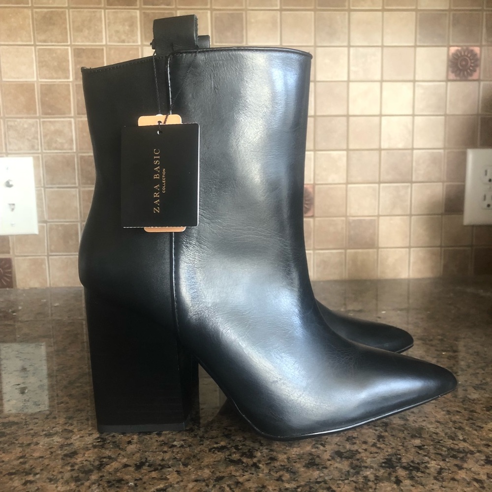 Zara Leather Boots